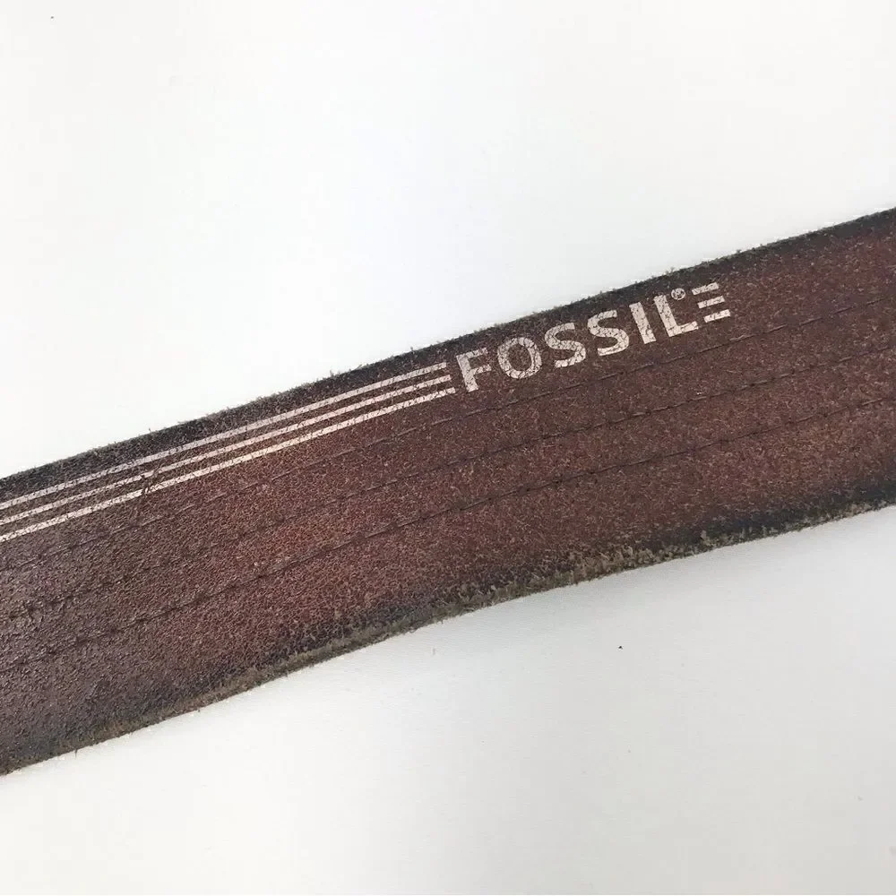 Fossil Brown Leather Belt